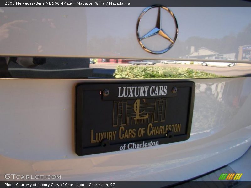 Alabaster White / Macadamia 2006 Mercedes-Benz ML 500 4Matic
