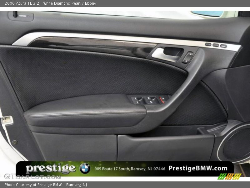 White Diamond Pearl / Ebony 2006 Acura TL 3.2