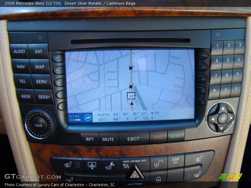 Navigation of 2006 CLS 500