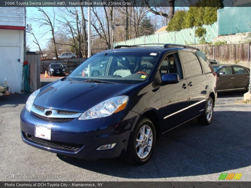 Nautical Blue Metallic / Stone Gray 2006 Toyota Sienna Limited AWD