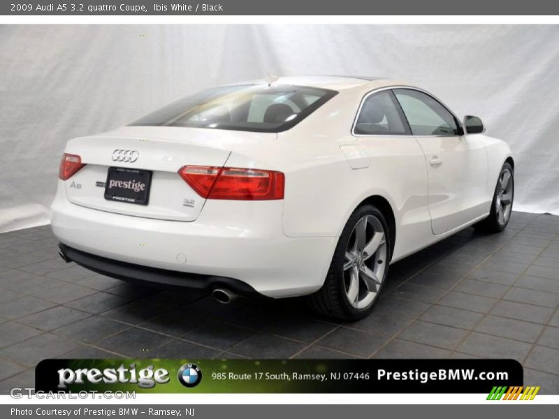 Ibis White / Black 2009 Audi A5 3.2 quattro Coupe