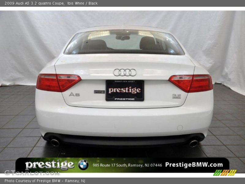 Ibis White / Black 2009 Audi A5 3.2 quattro Coupe