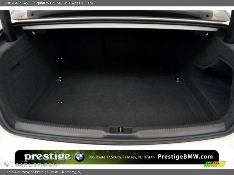 Ibis White / Black 2009 Audi A5 3.2 quattro Coupe