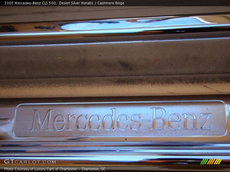 Desert Silver Metallic / Cashmere Beige 2006 Mercedes-Benz CLS 500