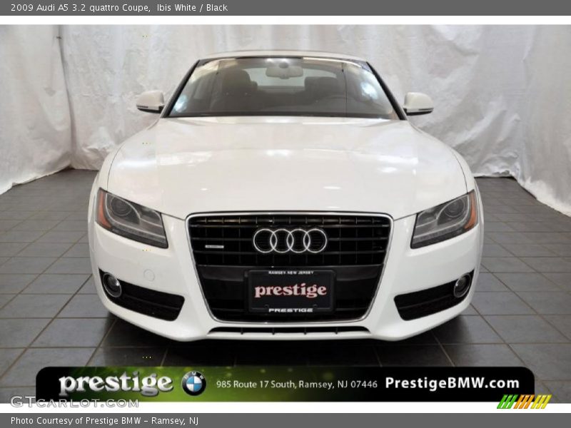 Ibis White / Black 2009 Audi A5 3.2 quattro Coupe