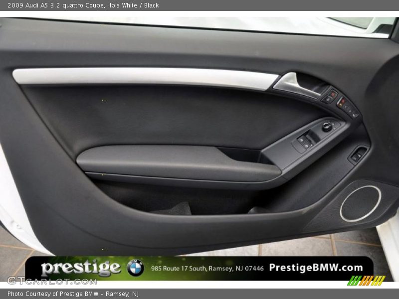 Ibis White / Black 2009 Audi A5 3.2 quattro Coupe