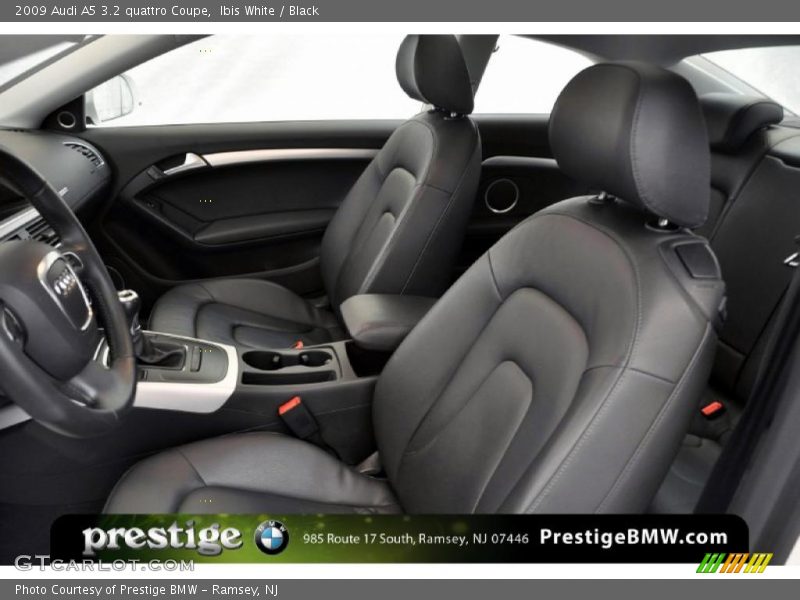 Ibis White / Black 2009 Audi A5 3.2 quattro Coupe