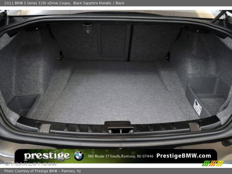 Black Sapphire Metallic / Black 2011 BMW 3 Series 328i xDrive Coupe