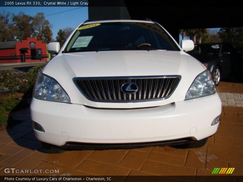 Crystal White / Light Gray 2005 Lexus RX 330