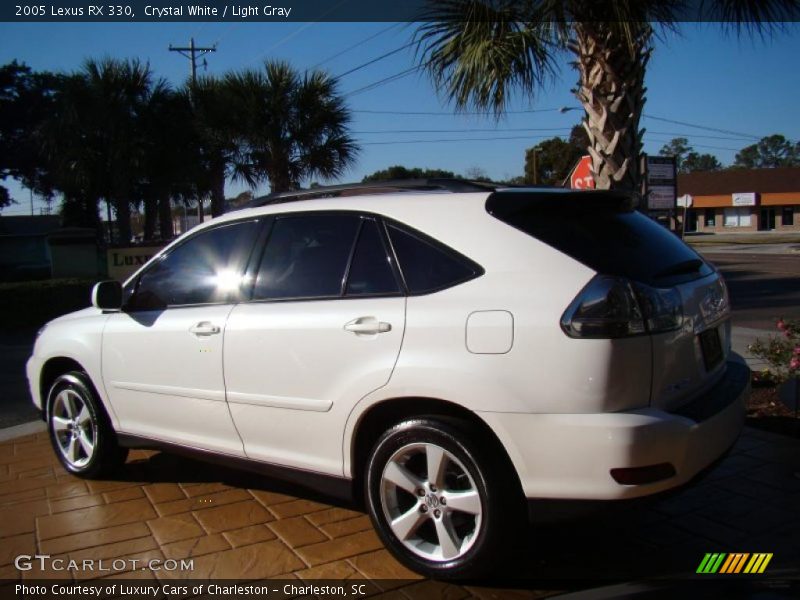 Crystal White / Light Gray 2005 Lexus RX 330