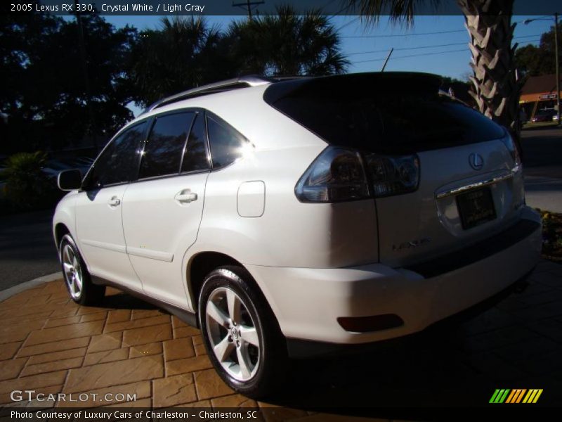 Crystal White / Light Gray 2005 Lexus RX 330