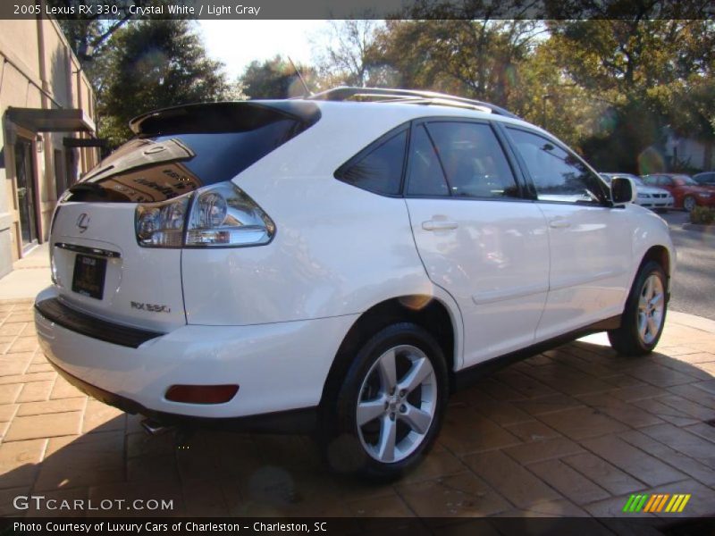 Crystal White / Light Gray 2005 Lexus RX 330