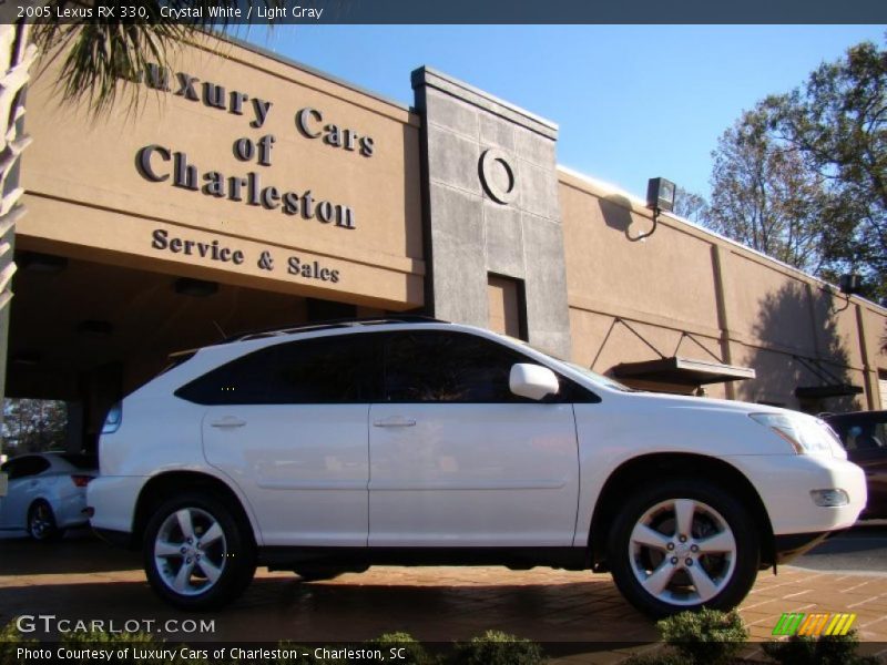 Crystal White / Light Gray 2005 Lexus RX 330