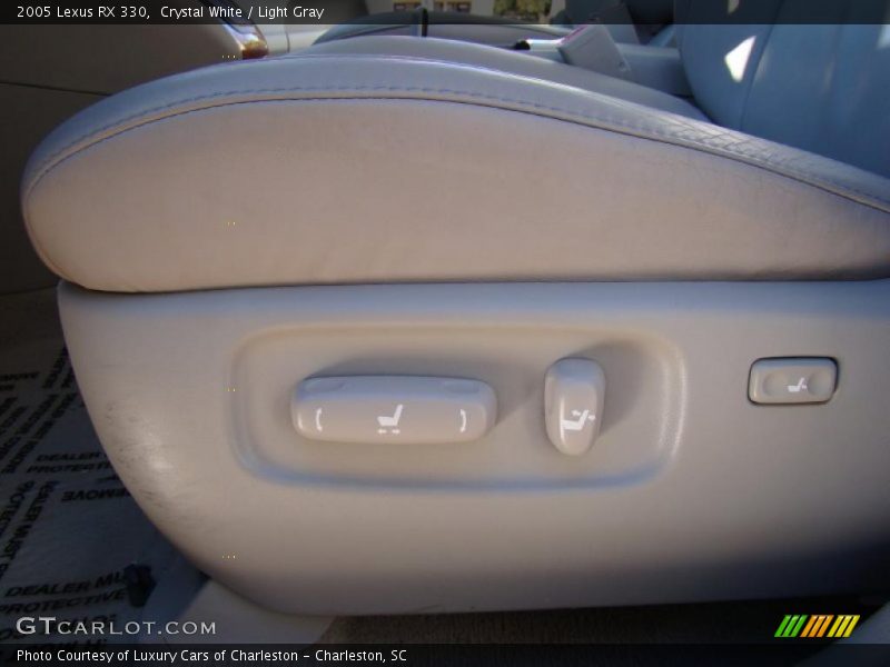 Crystal White / Light Gray 2005 Lexus RX 330