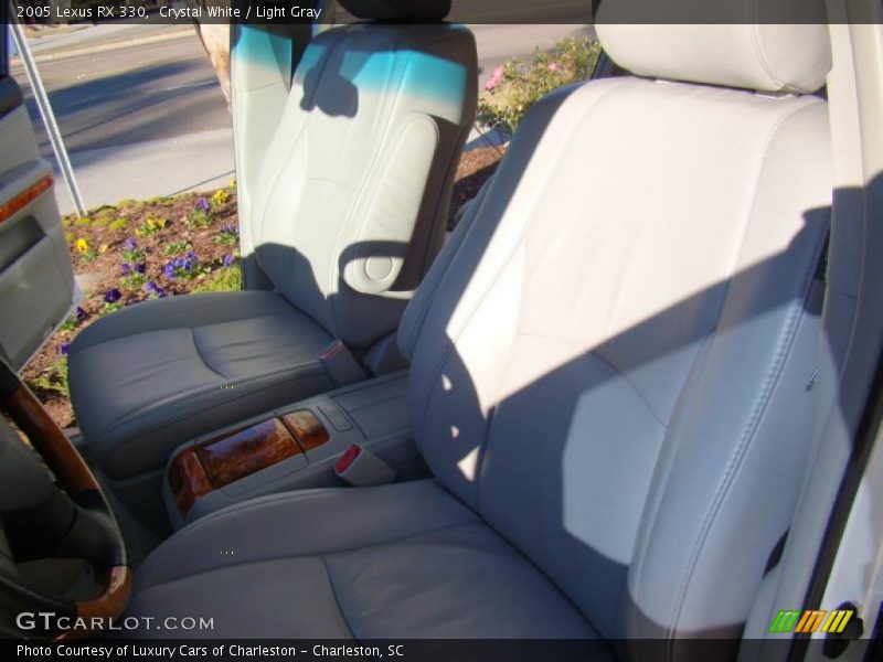 Crystal White / Light Gray 2005 Lexus RX 330