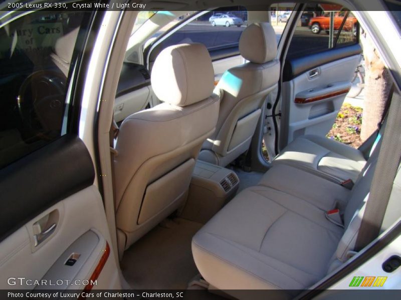 Crystal White / Light Gray 2005 Lexus RX 330