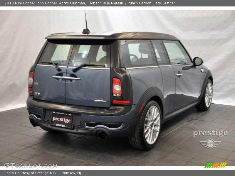 Horizon Blue Metallic / Punch Carbon Black Leather 2010 Mini Cooper John Cooper Works Clubman