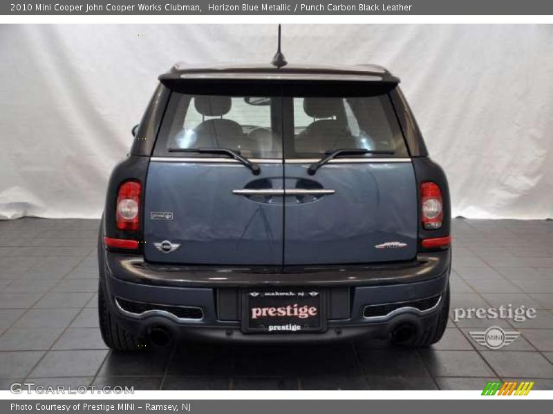 Horizon Blue Metallic / Punch Carbon Black Leather 2010 Mini Cooper John Cooper Works Clubman