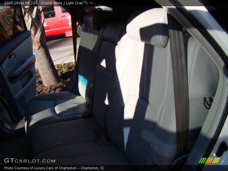 Crystal White / Light Gray 2005 Lexus RX 330