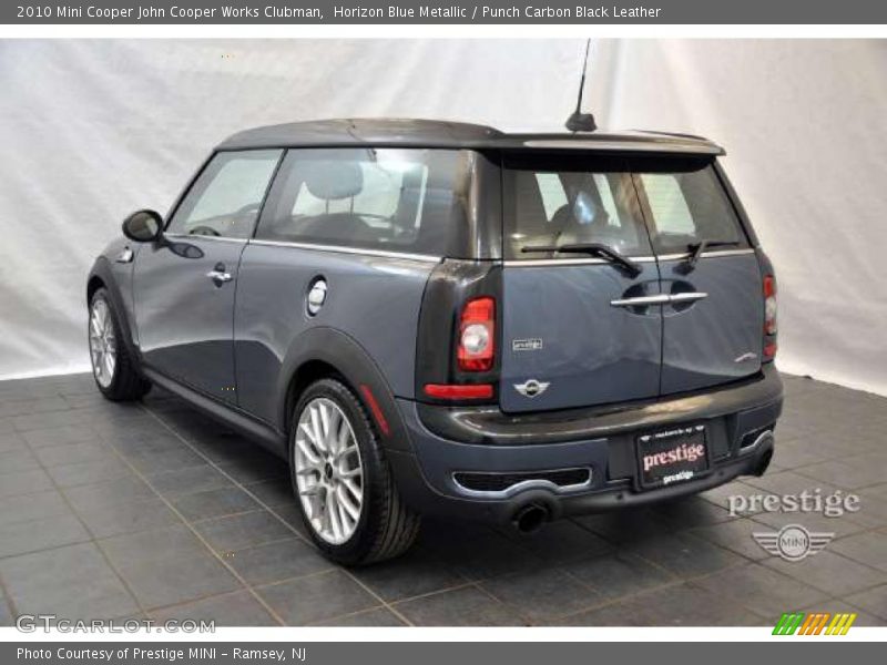 Horizon Blue Metallic / Punch Carbon Black Leather 2010 Mini Cooper John Cooper Works Clubman