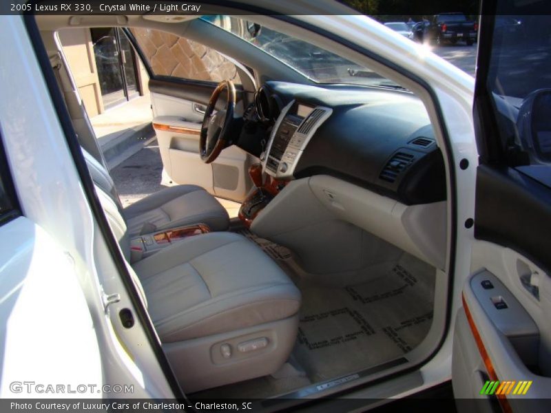 Crystal White / Light Gray 2005 Lexus RX 330