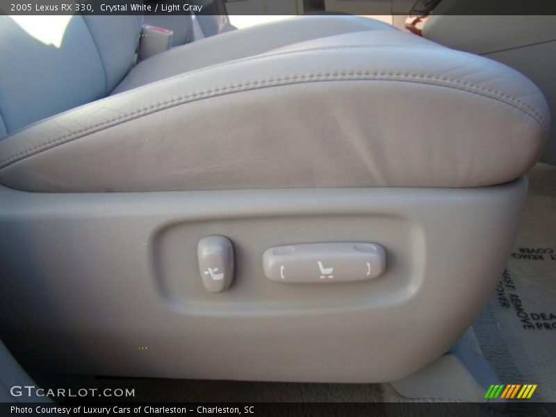 Crystal White / Light Gray 2005 Lexus RX 330