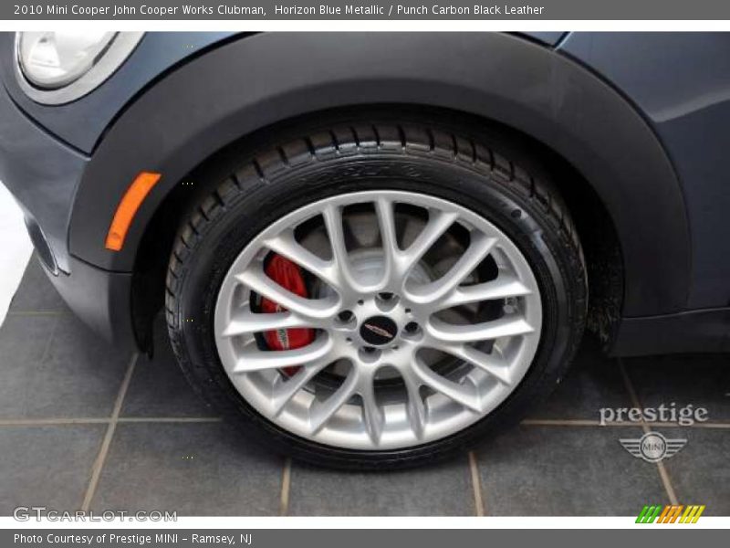 Horizon Blue Metallic / Punch Carbon Black Leather 2010 Mini Cooper John Cooper Works Clubman