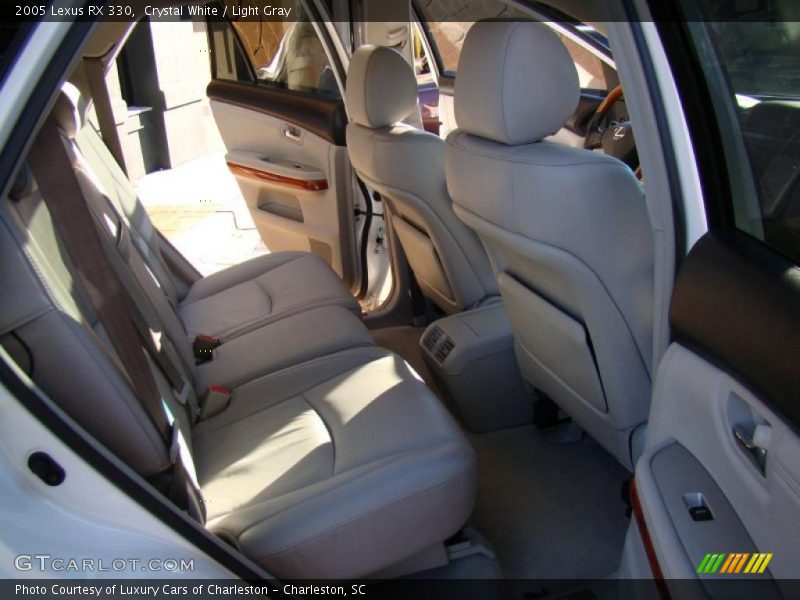 Crystal White / Light Gray 2005 Lexus RX 330