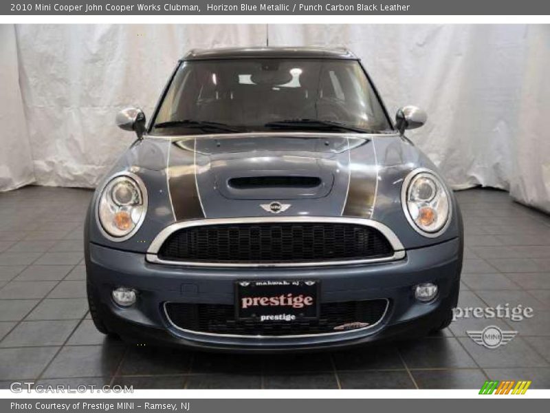 Horizon Blue Metallic / Punch Carbon Black Leather 2010 Mini Cooper John Cooper Works Clubman