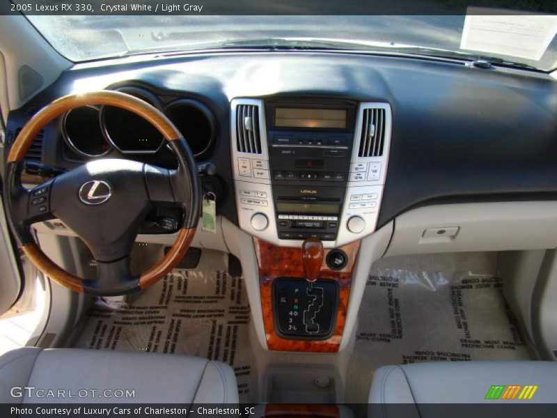 Crystal White / Light Gray 2005 Lexus RX 330