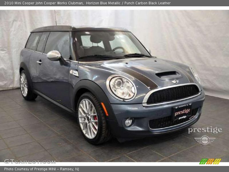 Horizon Blue Metallic / Punch Carbon Black Leather 2010 Mini Cooper John Cooper Works Clubman