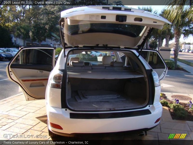 Crystal White / Light Gray 2005 Lexus RX 330