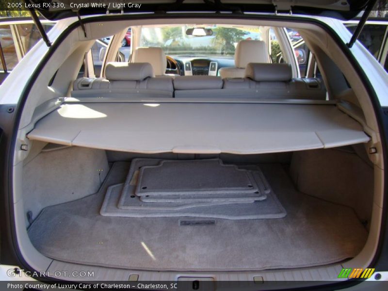 Crystal White / Light Gray 2005 Lexus RX 330