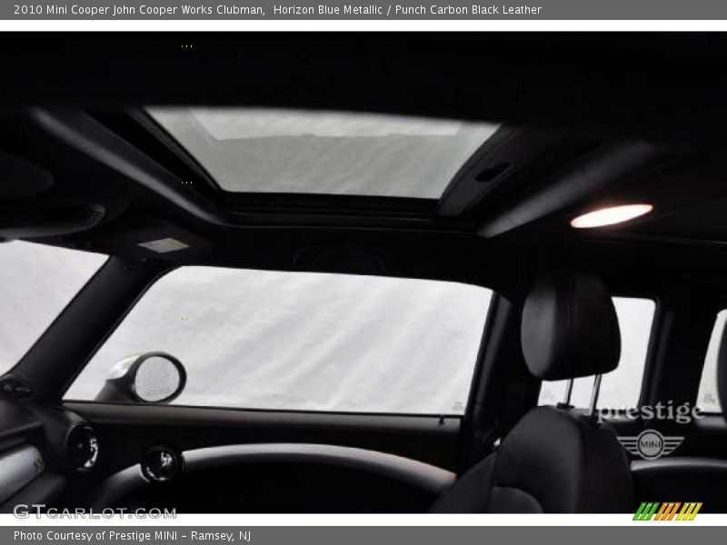 Horizon Blue Metallic / Punch Carbon Black Leather 2010 Mini Cooper John Cooper Works Clubman