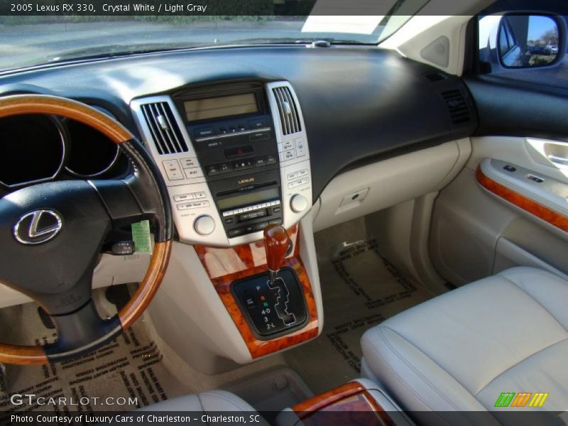 Crystal White / Light Gray 2005 Lexus RX 330