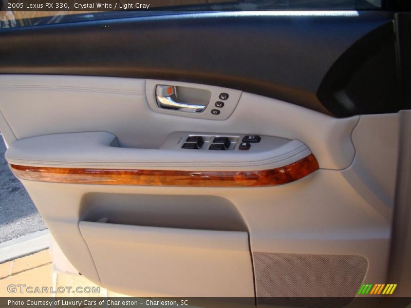 Crystal White / Light Gray 2005 Lexus RX 330