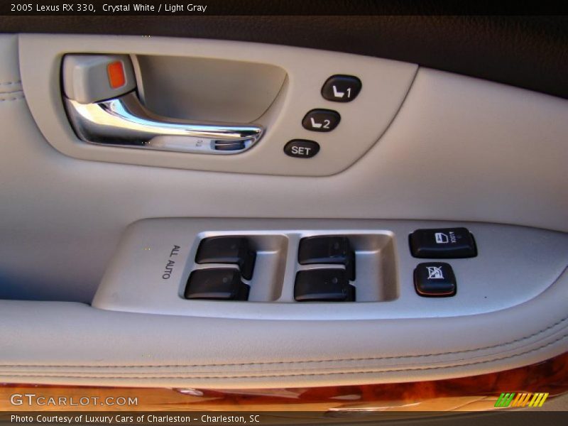 Crystal White / Light Gray 2005 Lexus RX 330
