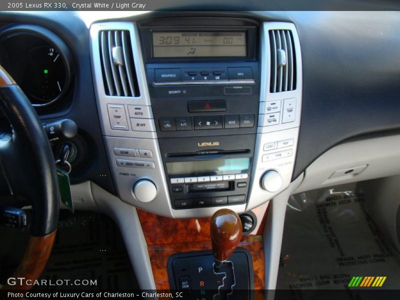 Crystal White / Light Gray 2005 Lexus RX 330