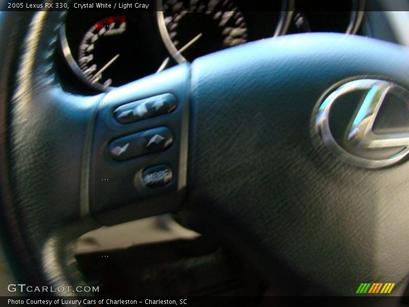 Crystal White / Light Gray 2005 Lexus RX 330