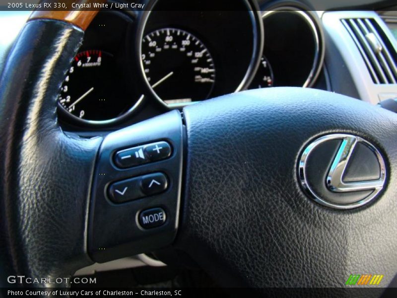 Crystal White / Light Gray 2005 Lexus RX 330