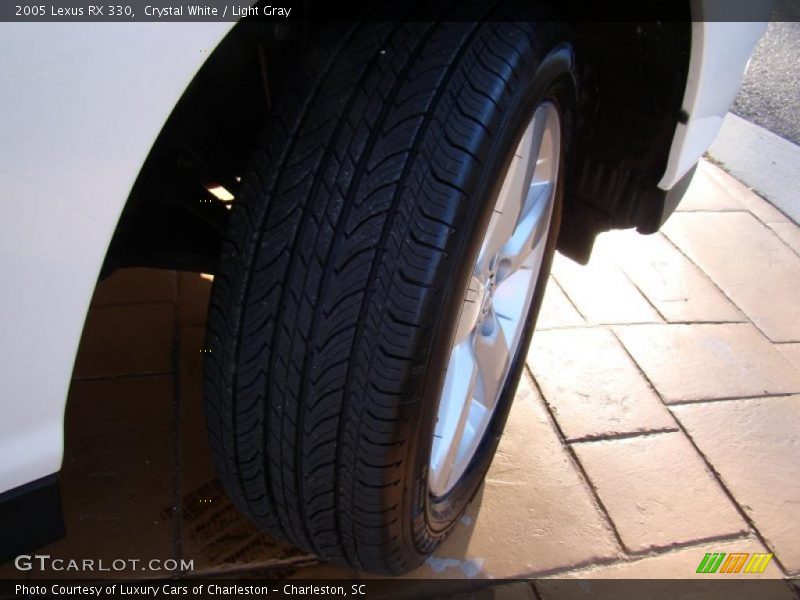 Crystal White / Light Gray 2005 Lexus RX 330
