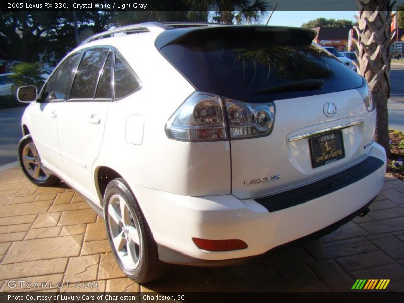 Crystal White / Light Gray 2005 Lexus RX 330