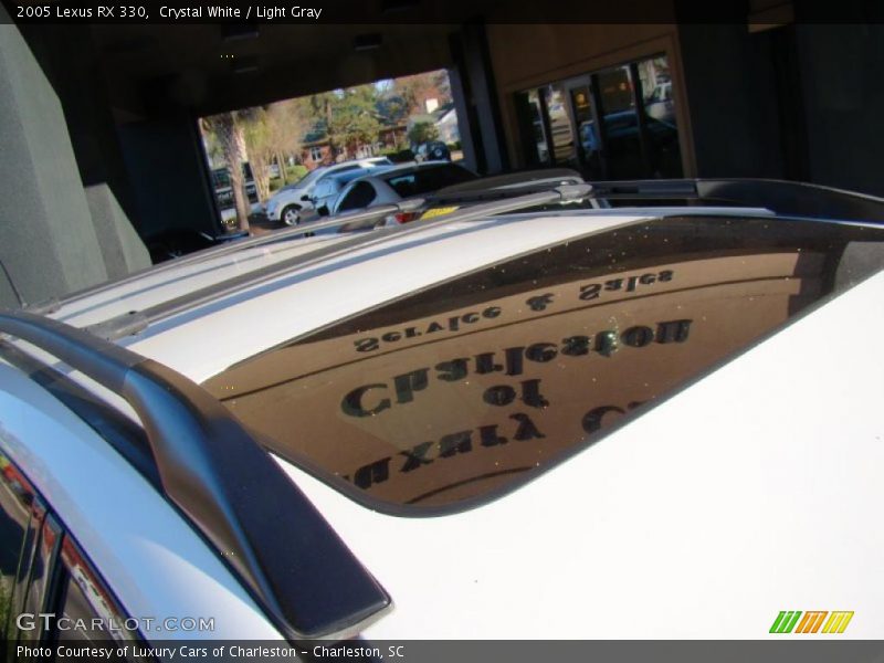 Crystal White / Light Gray 2005 Lexus RX 330