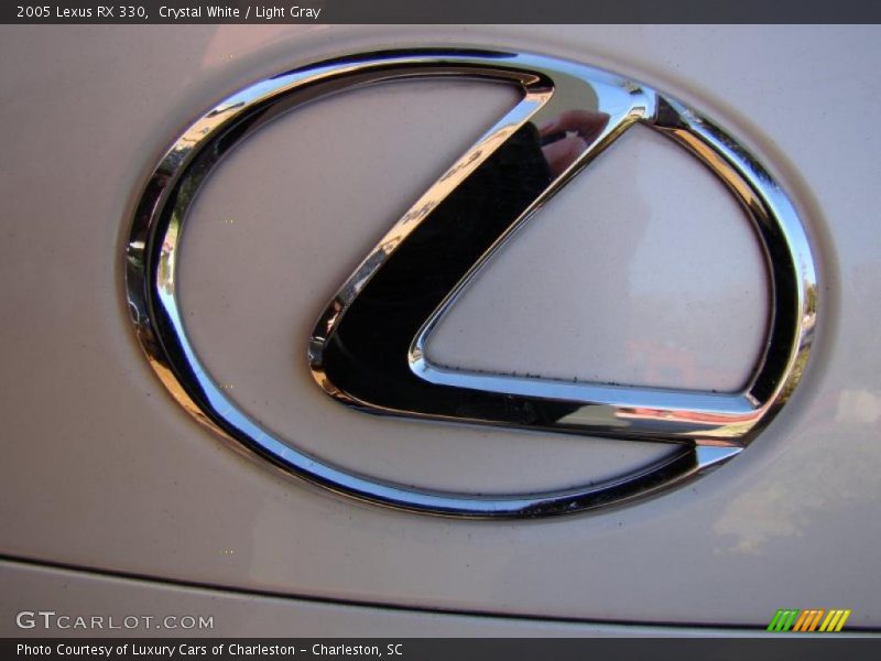 Crystal White / Light Gray 2005 Lexus RX 330