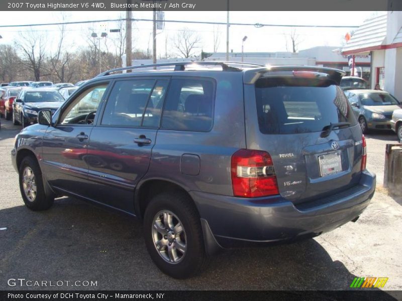 Bluestone Metallic / Ash Gray 2007 Toyota Highlander V6 4WD