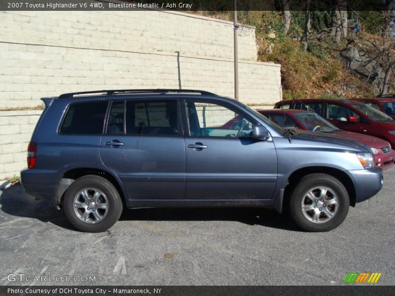 Bluestone Metallic / Ash Gray 2007 Toyota Highlander V6 4WD