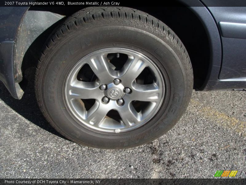 Bluestone Metallic / Ash Gray 2007 Toyota Highlander V6 4WD