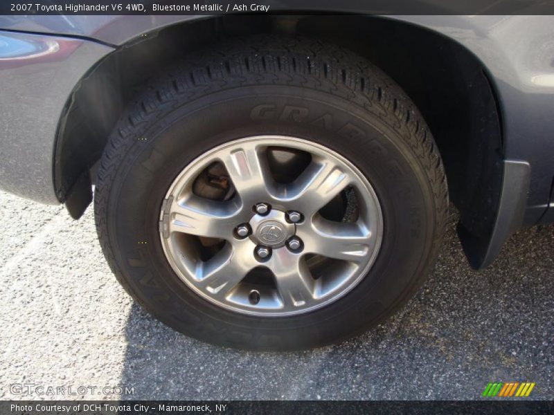 Bluestone Metallic / Ash Gray 2007 Toyota Highlander V6 4WD