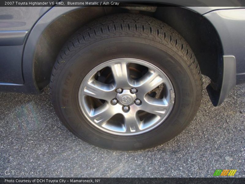 Bluestone Metallic / Ash Gray 2007 Toyota Highlander V6 4WD