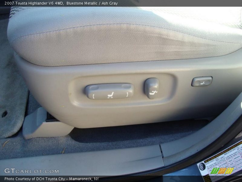 Bluestone Metallic / Ash Gray 2007 Toyota Highlander V6 4WD